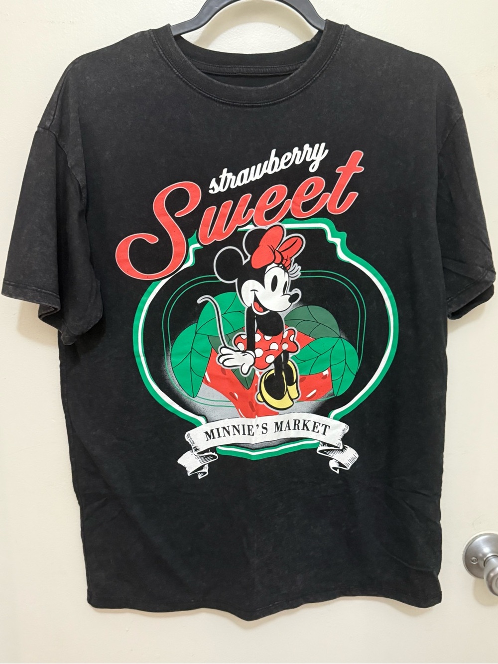 Disney Minnie Mouse Logo Tee - Black & White